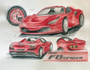 Ferrari F8 spider